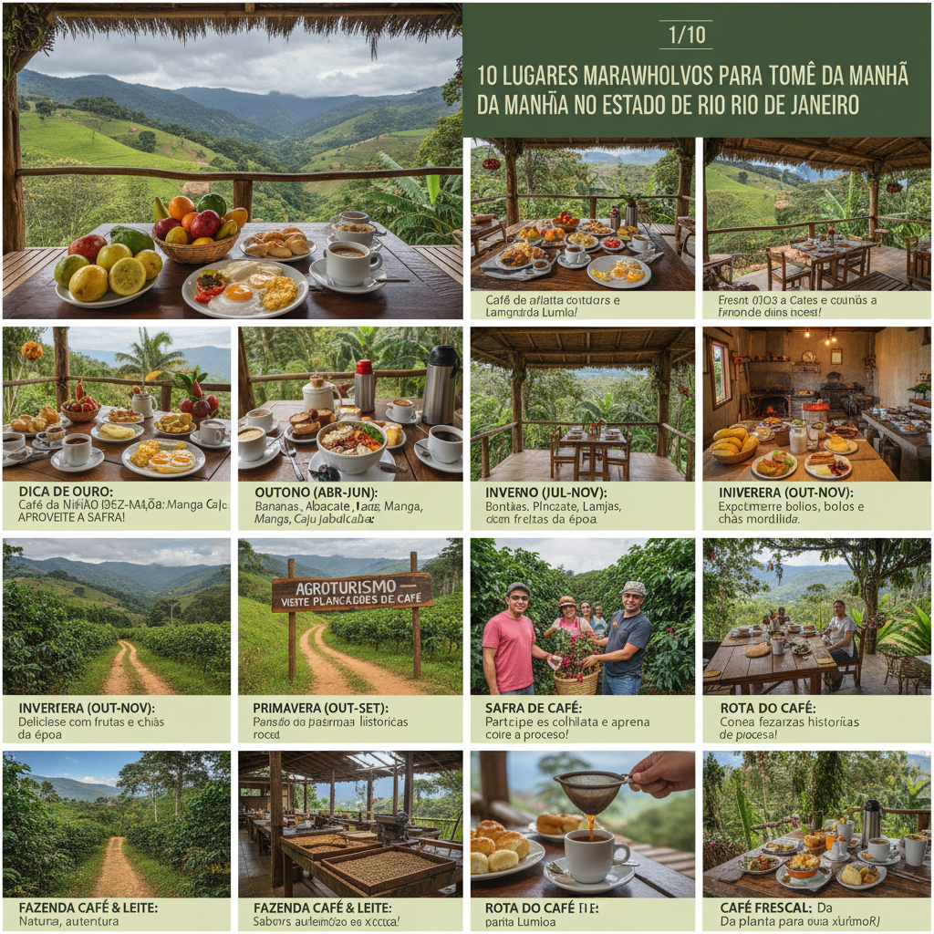 Guia Prático: Os 10 Melhores Lugares para Café da Manhã no Rio