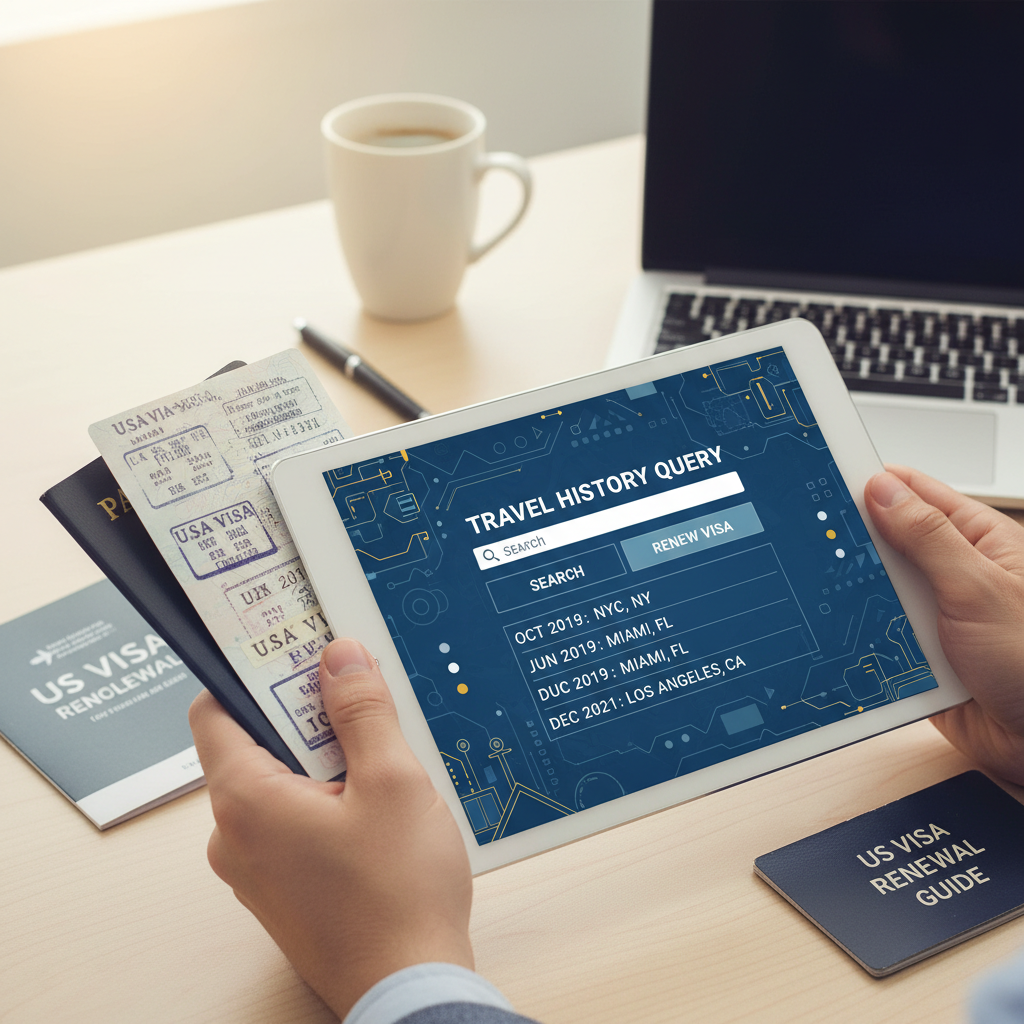 Como Consultar o Histórico de Viagens Anteriores aos EUA para Renovar seu Visto Americano