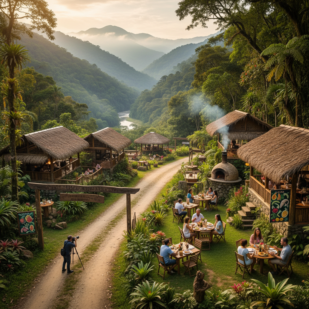 Restaurantes e Experiências Gastronômicas no Caminho de Rio de Janeiro a Lumiar
